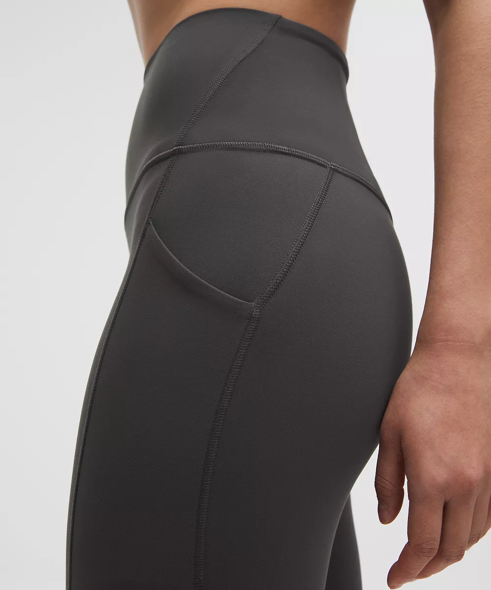 lululemon Align™ corsaire taille haute à poches 23" — Graphite Grey, view 4