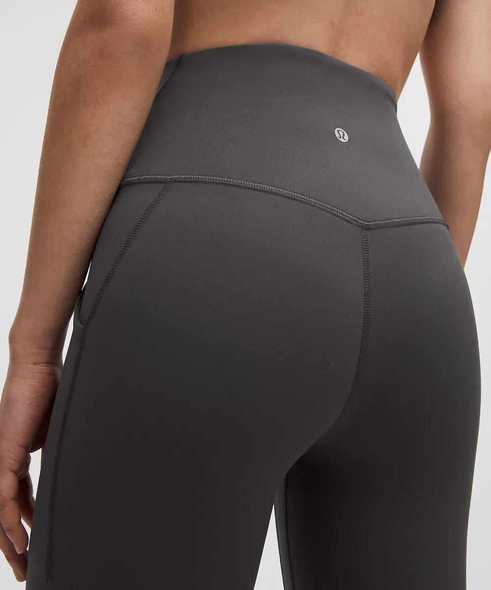 lululemon Align™ corsaire taille haute à poches 23" — Graphite Grey, view 5