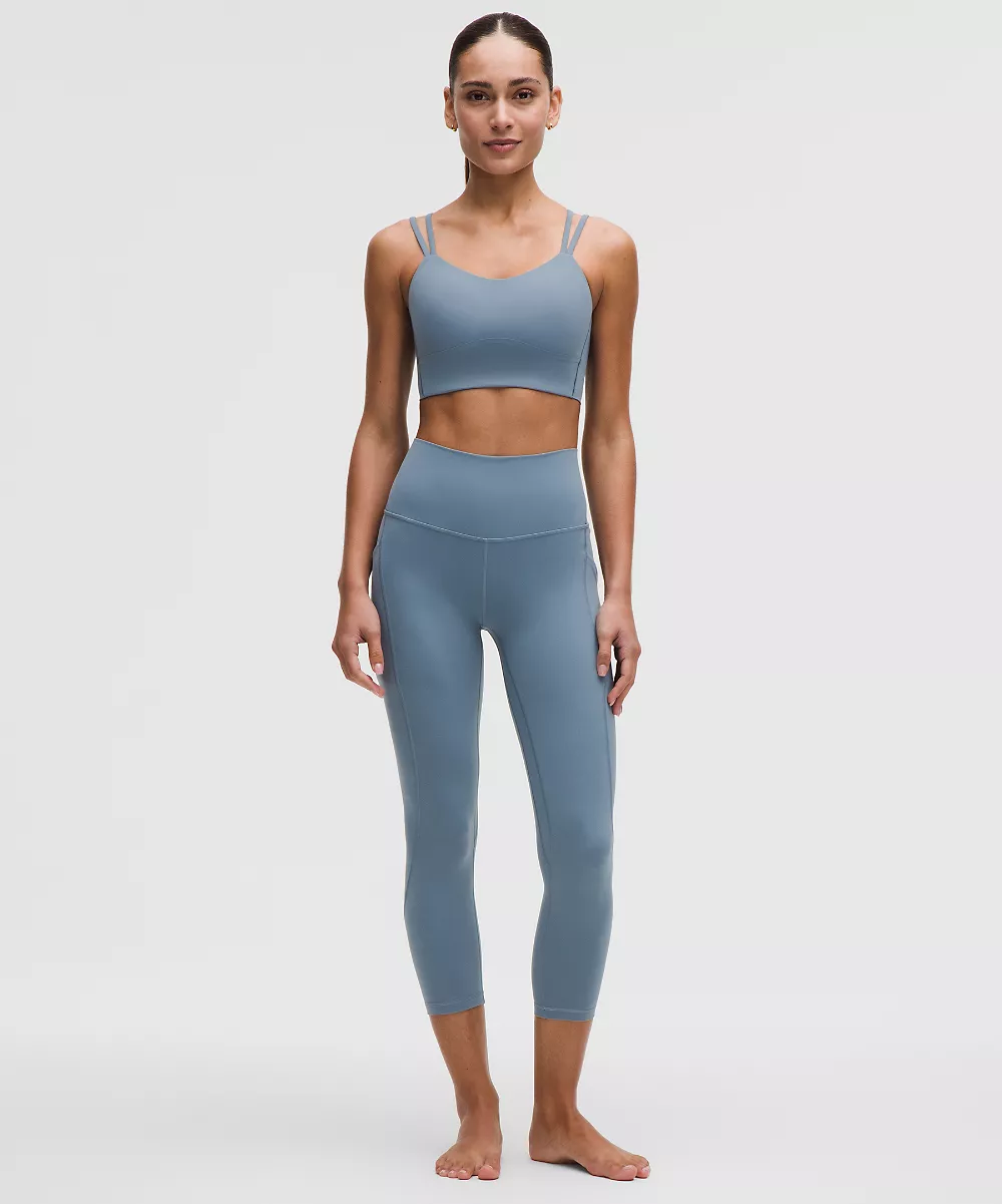 lululemon Align™ corsaire taille haute à poches 23" — Steel Blue, view 1