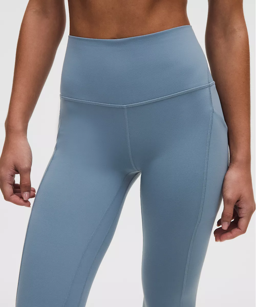 lululemon Align™ corsaire taille haute à poches 23" — Steel Blue, view 4