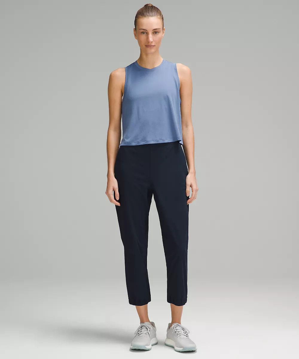 Jogging court taille haute Adapted State — True Navy, view 2