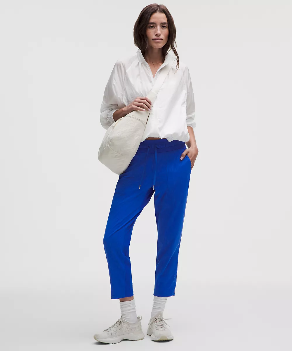 Pantalon court Dance Studio taille mi-haute — Beach Ball Blue, view 1
