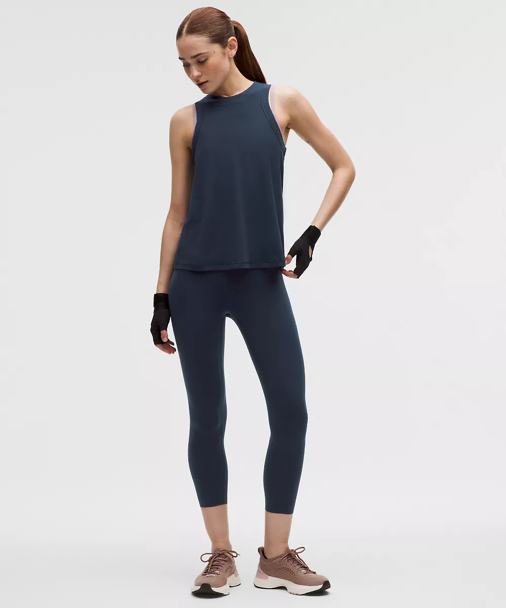 lululemon Glow Up™ corsaire taille super-haute 23" — True Navy, view 1