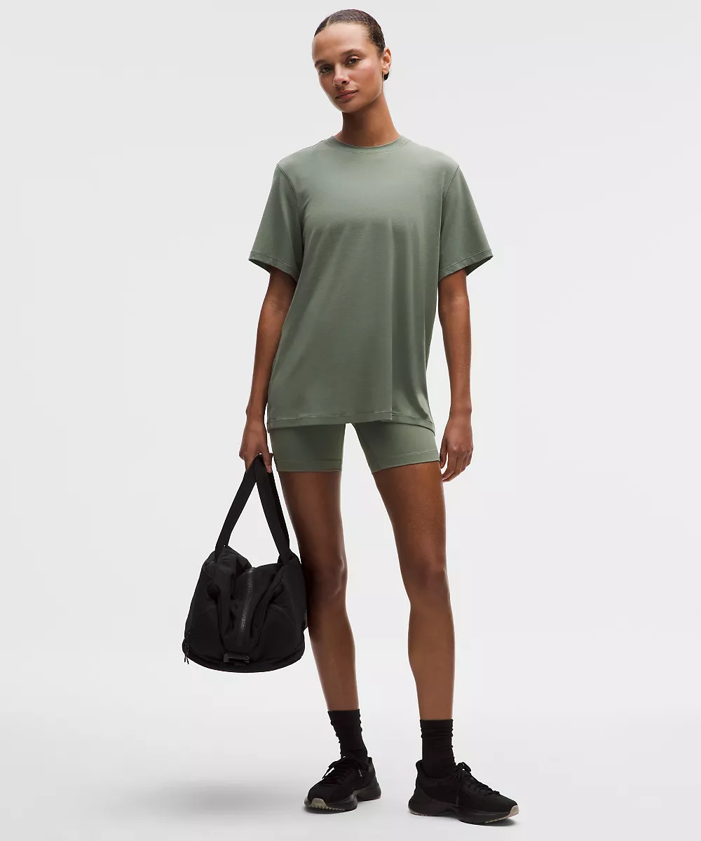 Short taille haute Wunder Train 6" — Willow Leaf, view 1