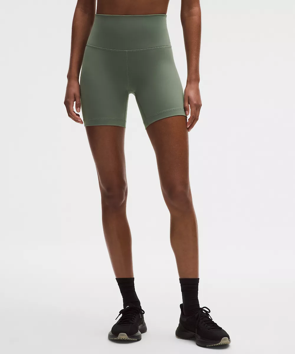 Short taille haute Wunder Train 6" — Willow Leaf, view 2