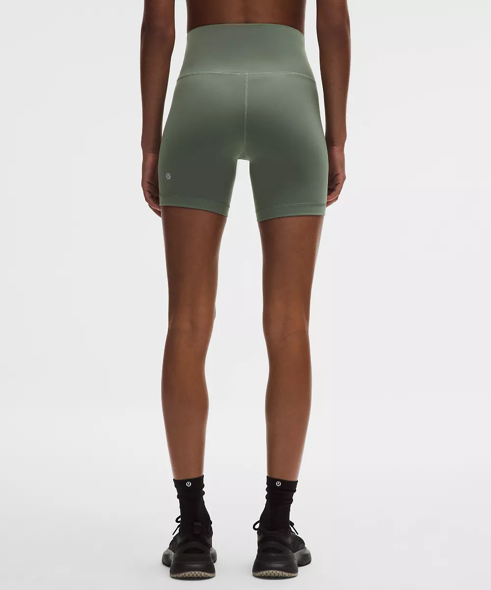 Short taille haute Wunder Train 6" — Willow Leaf, view 3