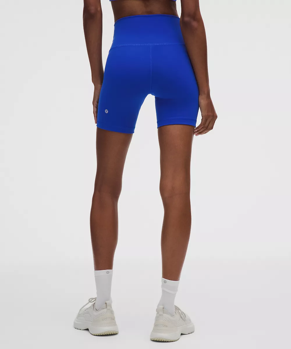 Short taille haute Wunder Train 6" — Beach Ball Blue, view 3