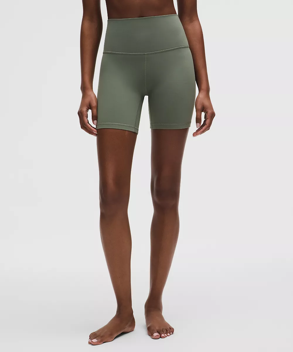 lululemon Align™ short taille haute 6" — Willow Leaf, view 2