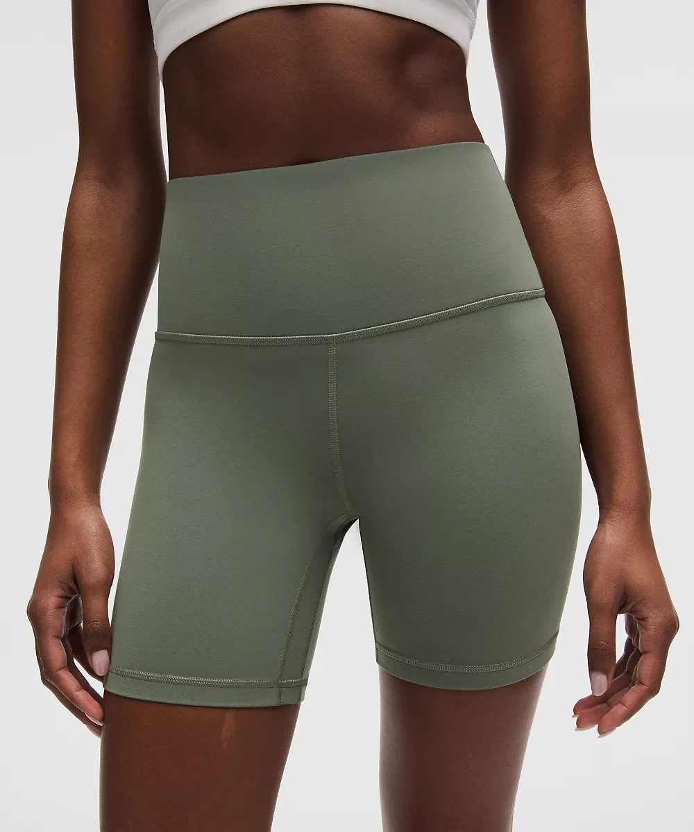 lululemon Align™ short taille haute 6" — Willow Leaf, view 4