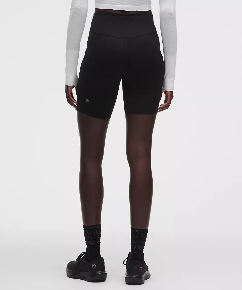 Short Fast and Free taille haute 8" *5 poches — Black, view 3
