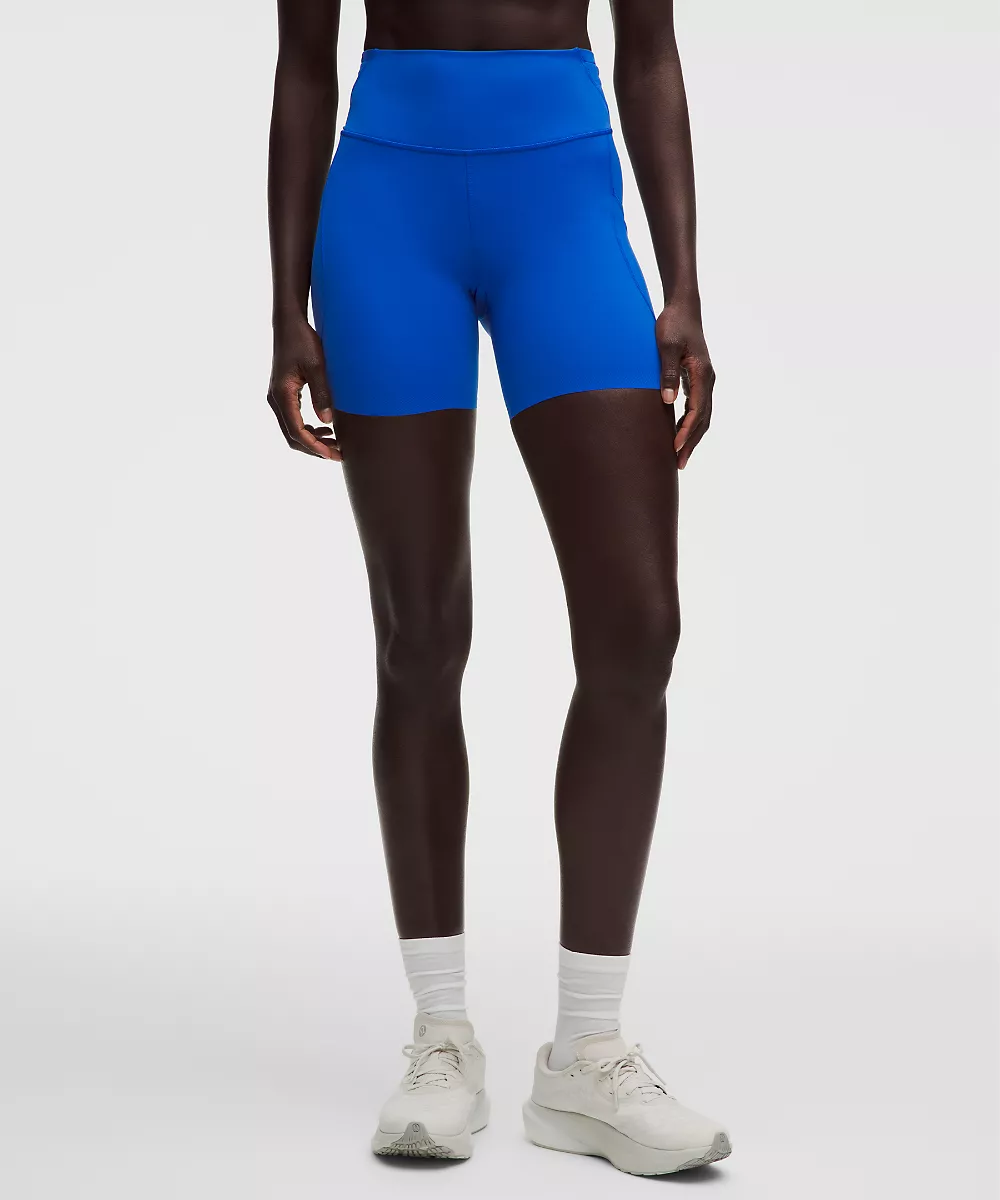 Short Fast and Free taille haute 6" *5 poches — Beach Ball Blue, view 2