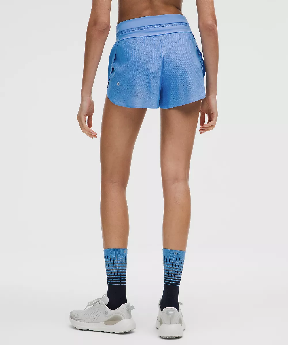 Short de running Fast and Free Airflow taille mi-haute 3” — Pool Party, view 3