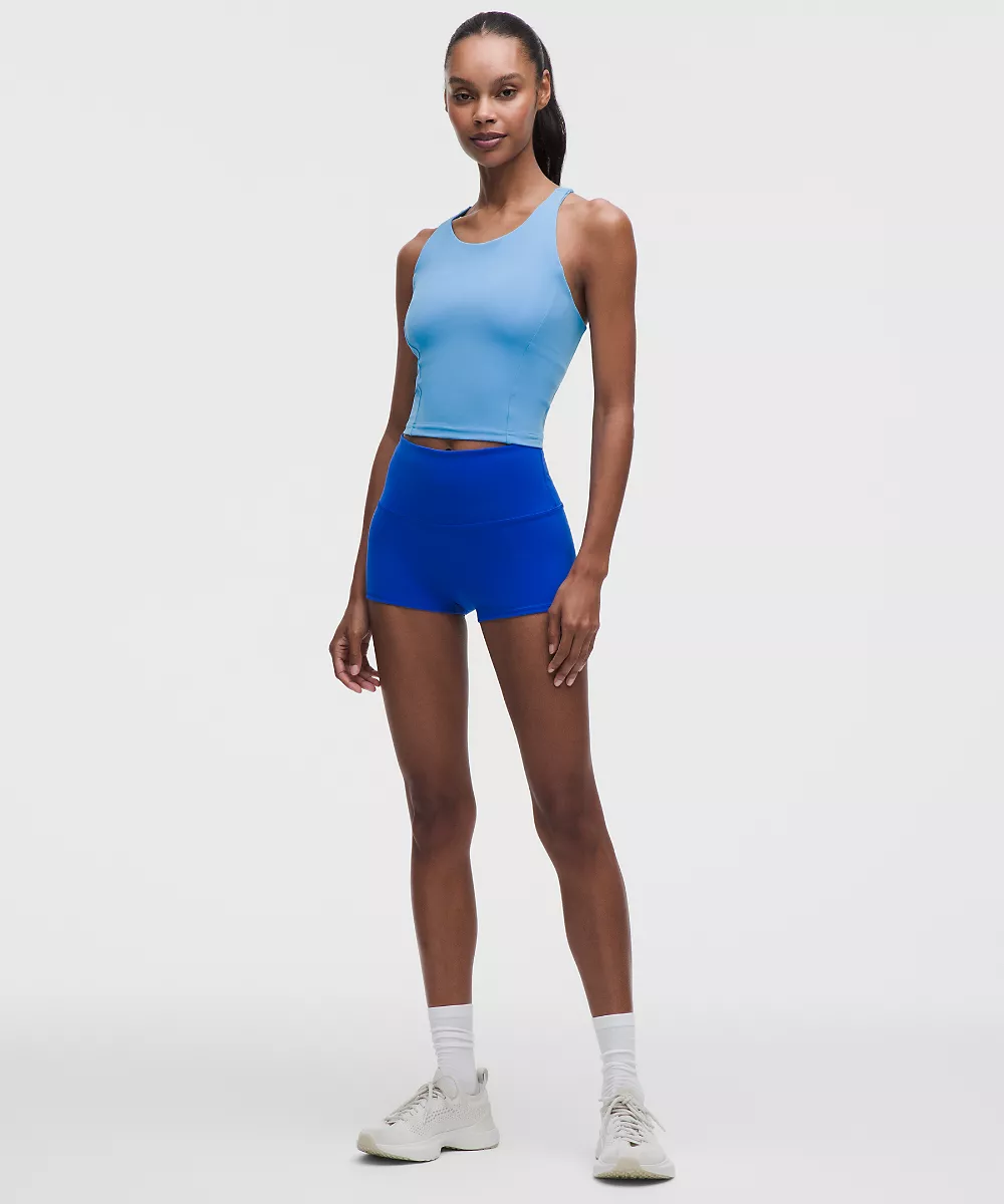 Short taille haute Wunder Train 2" — Beach Ball Blue, view 1