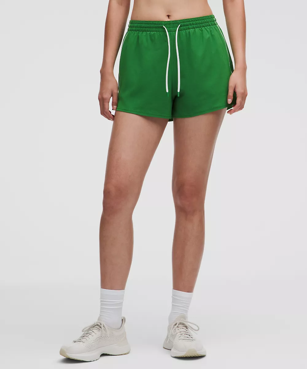 Short Court Rival taille haute 3" — Chameleon/White, view 2