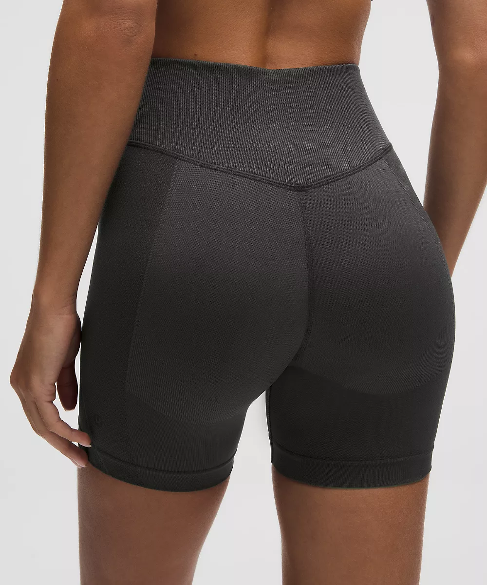 Short d'entraînement Get Low taille haute 5" — Black/Graphite Grey, view 3