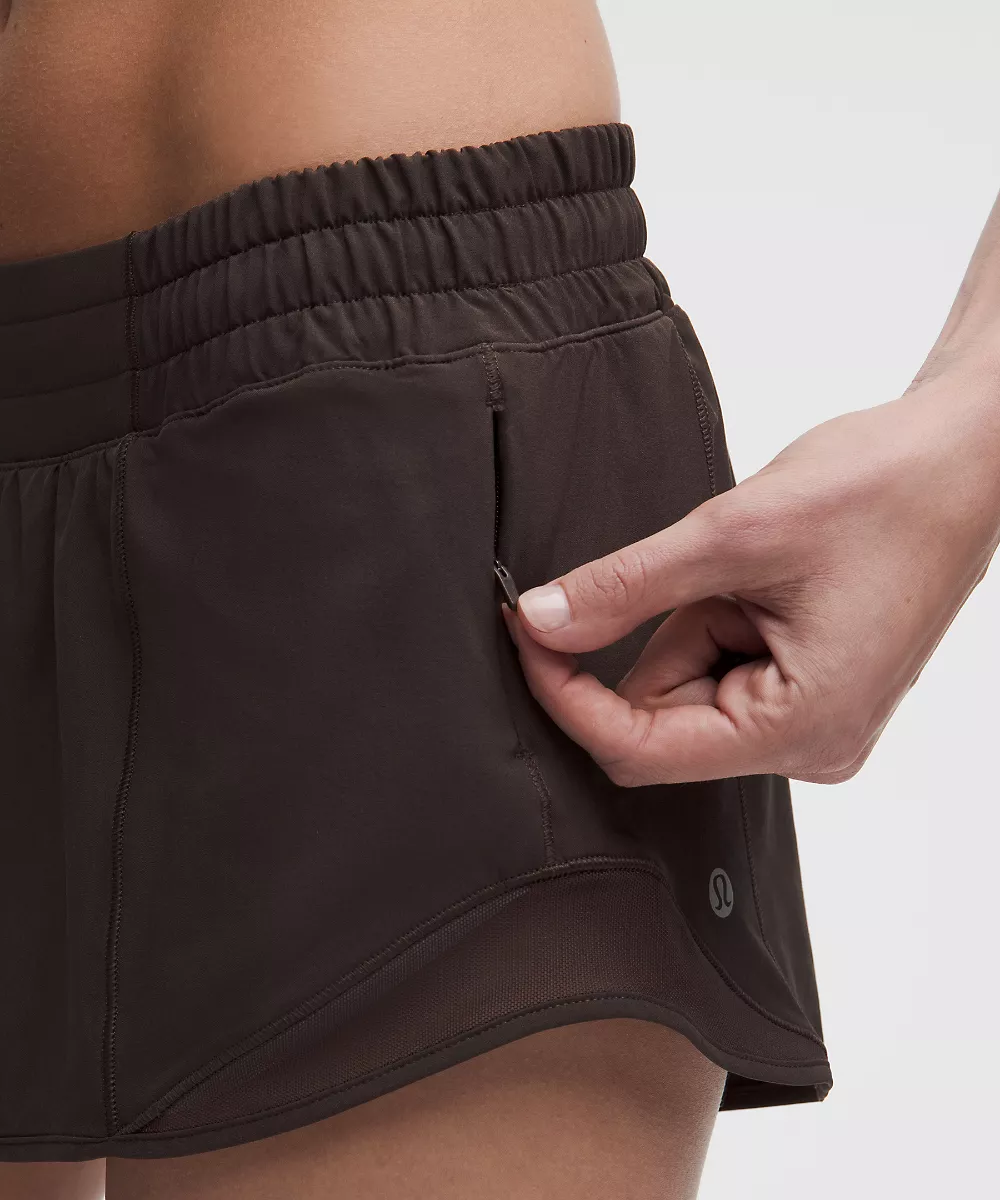 Hotty Hot short doublé taille basse 2.5" — Mahogany Muse, view 5