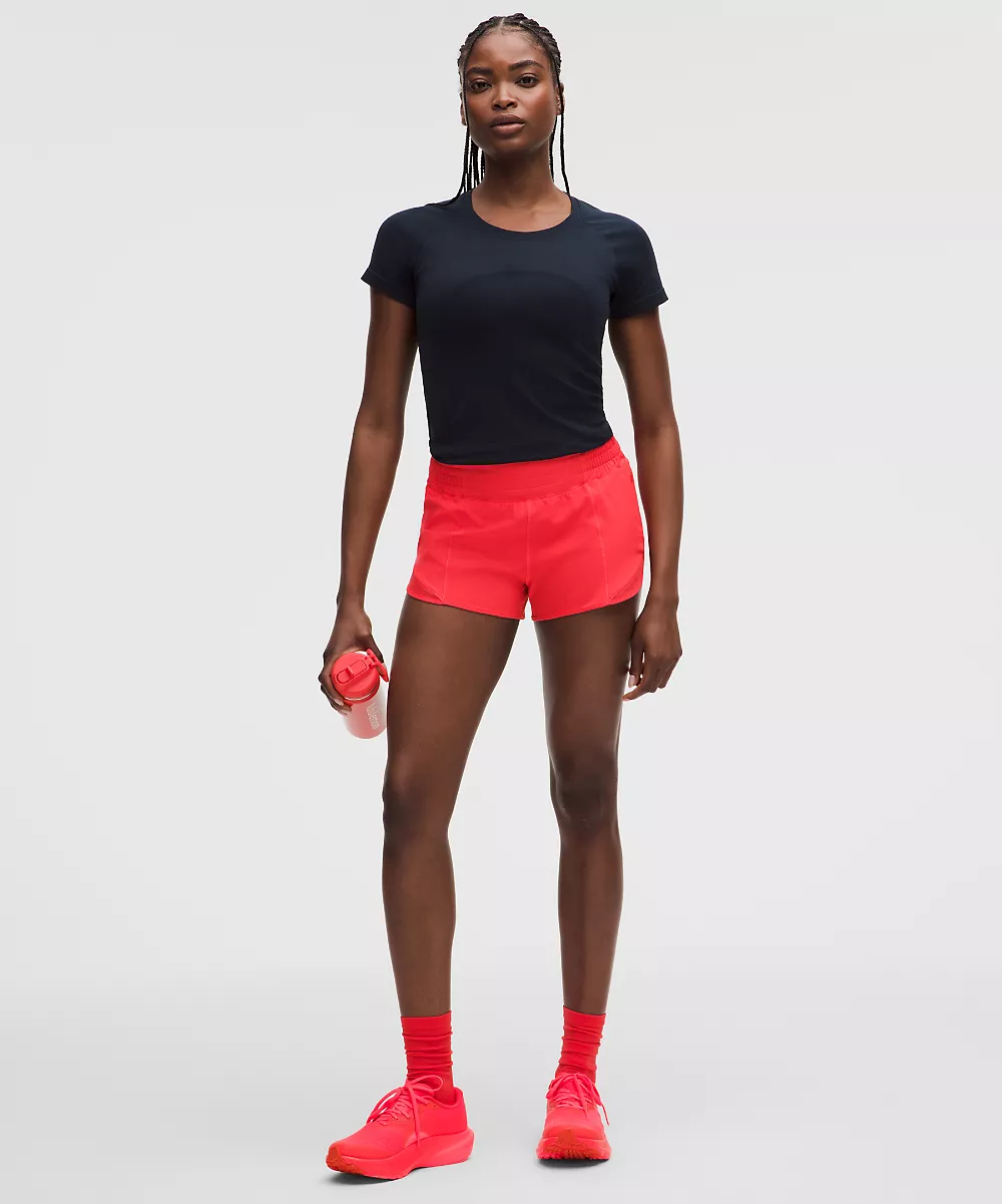 Hotty Hot short doublé taille haute 2.5" — Star Burst Tone, view 1