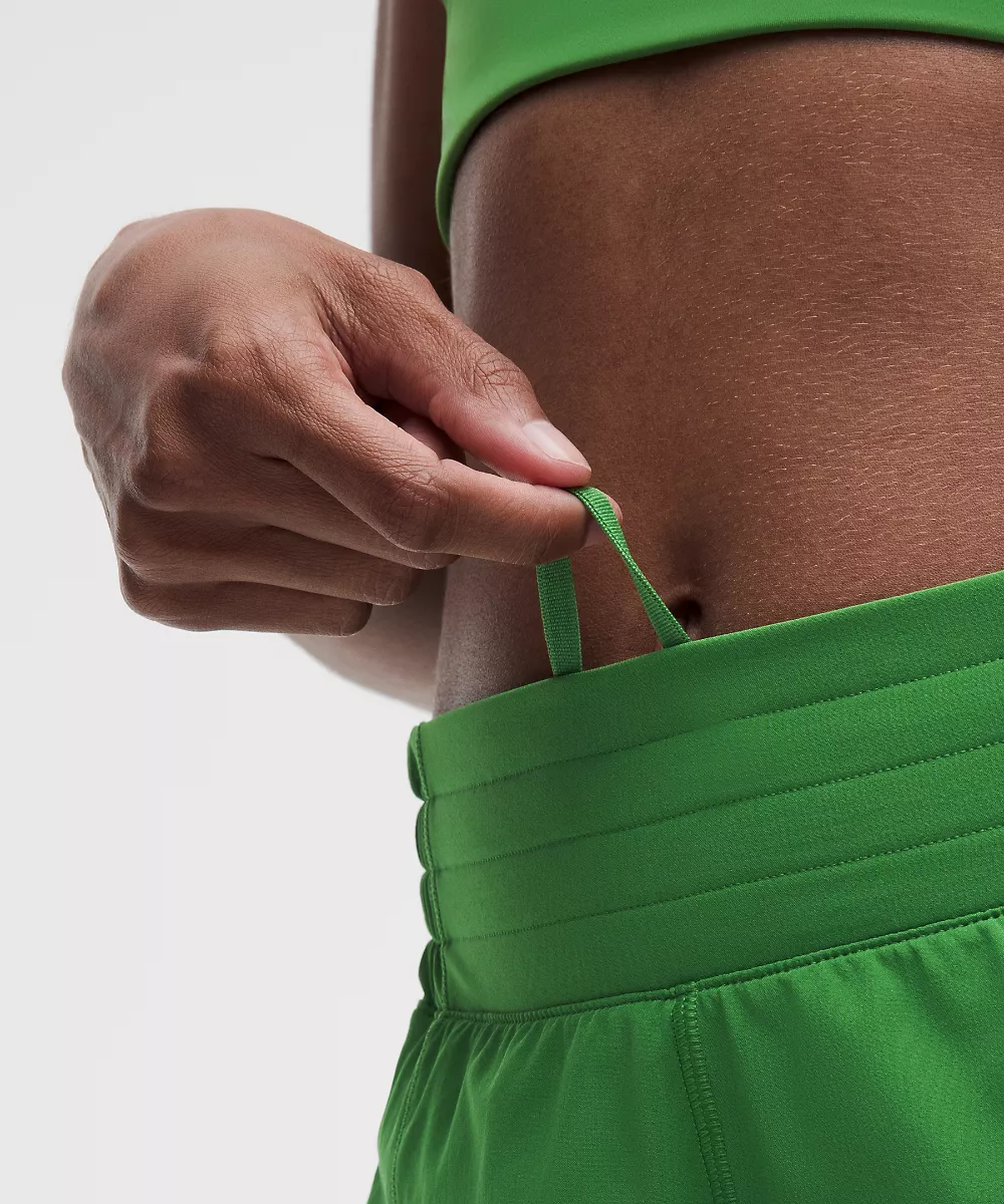 Hotty Hot short doublé taille haute 4" — Chameleon, view 4
