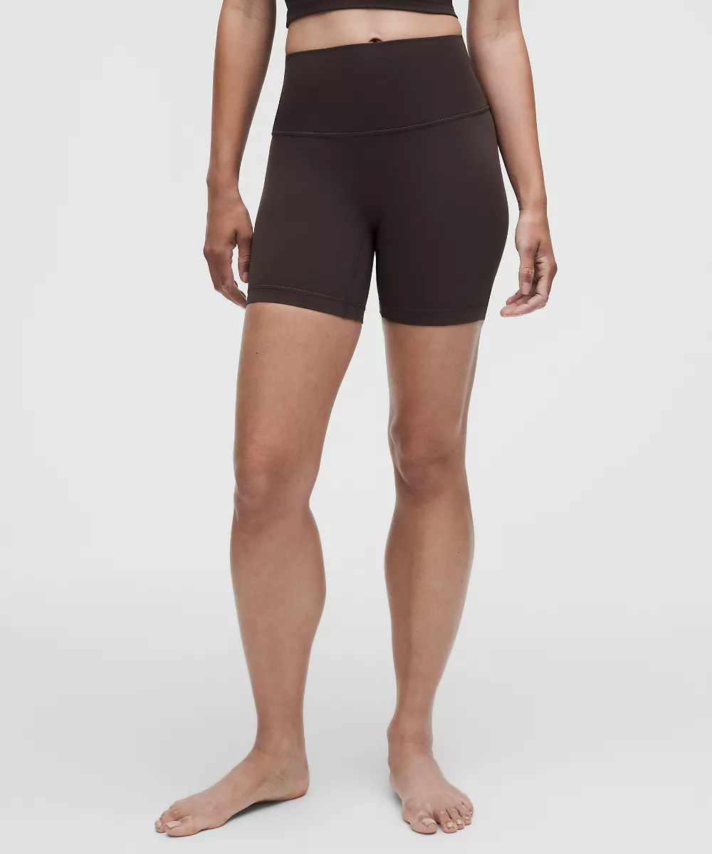 lululemon Align No Line™ short taille haute 6" — Mahogany Muse, view 2
