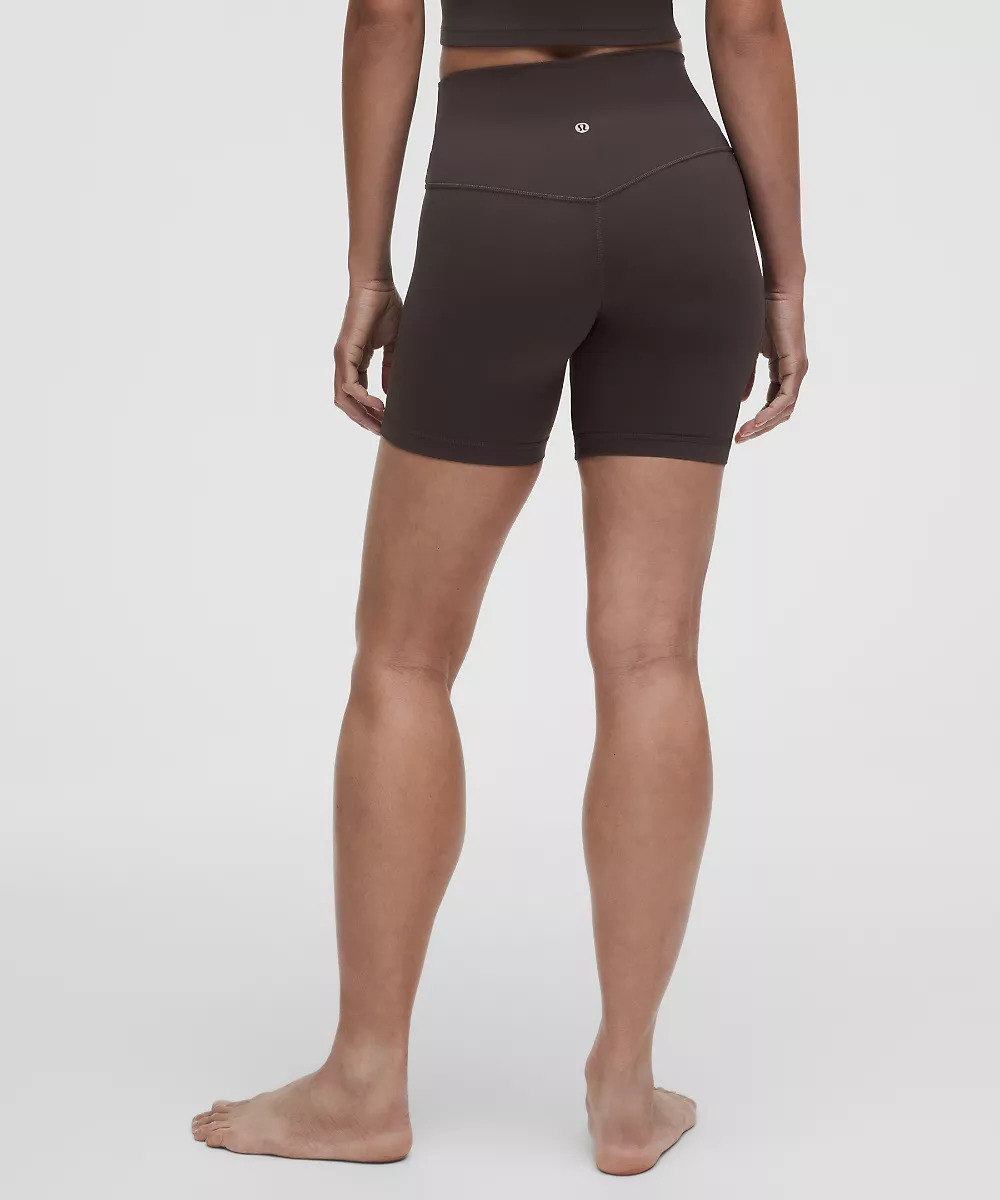 lululemon Align No Line™ short taille haute 6" — Mahogany Muse, view 3