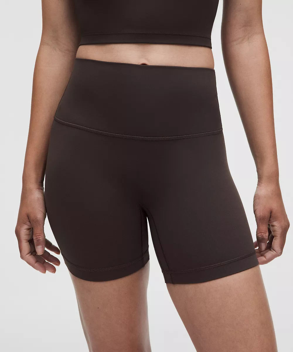 lululemon Align No Line™ short taille haute 6" — Mahogany Muse, view 4