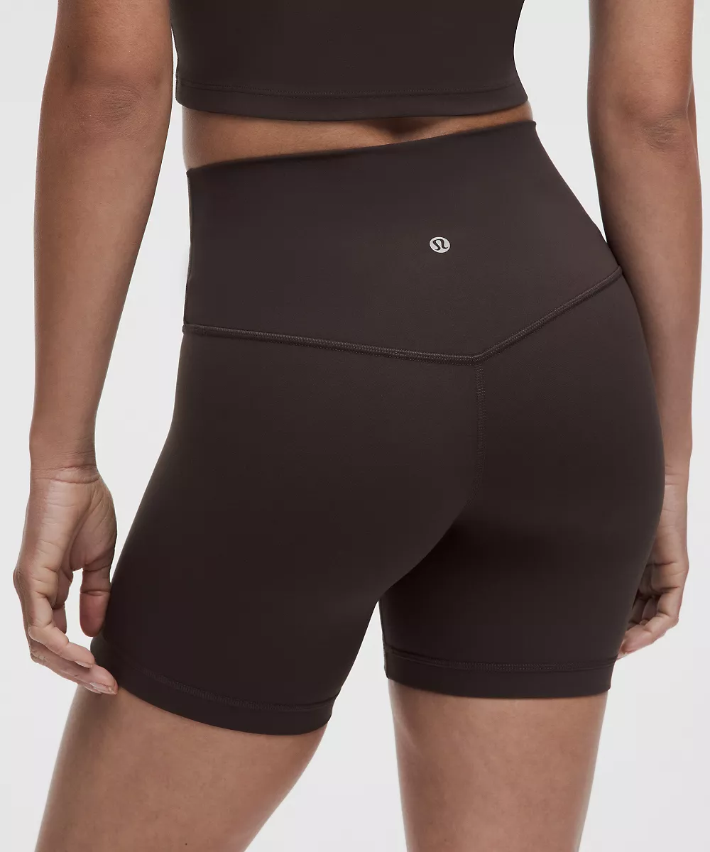 lululemon Align No Line™ short taille haute 6" — Mahogany Muse, view 5