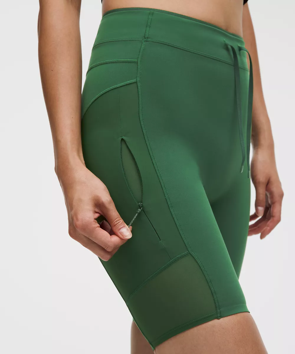 Short de running taille haute No Line 8" — Ivy Grove, view 5