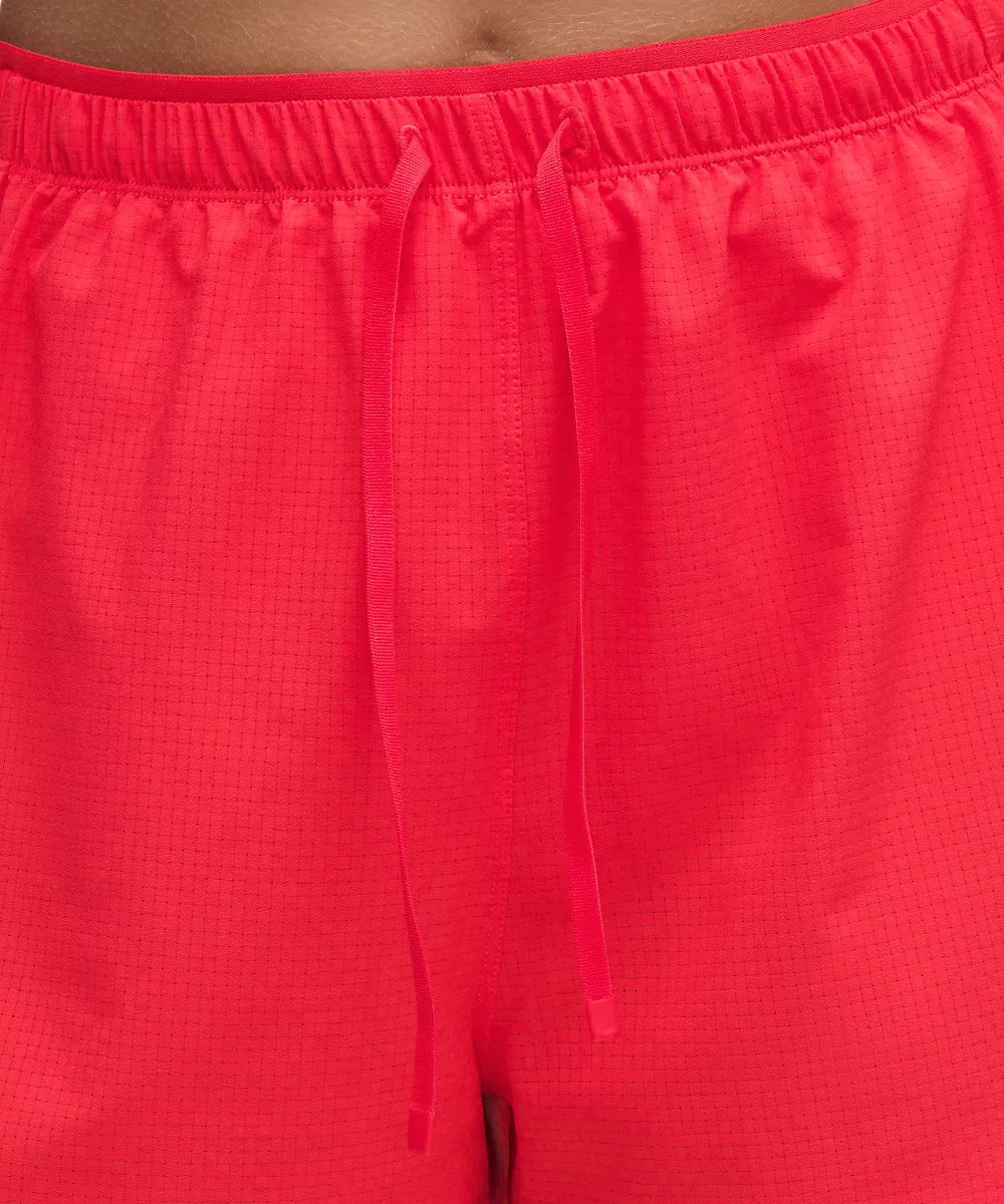 Short de running en mesh texturé taille haute 2.5" — Star Burst Tone, view 4