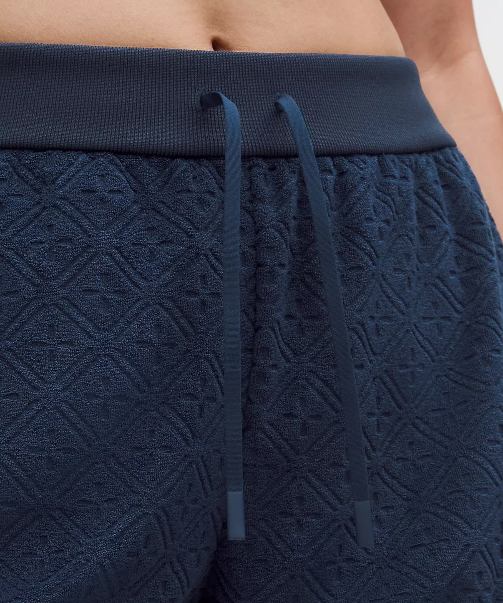 Short de tennis taille haute Ace Advantage en éponge 2" — Diamond Drop Club Blue, view 4