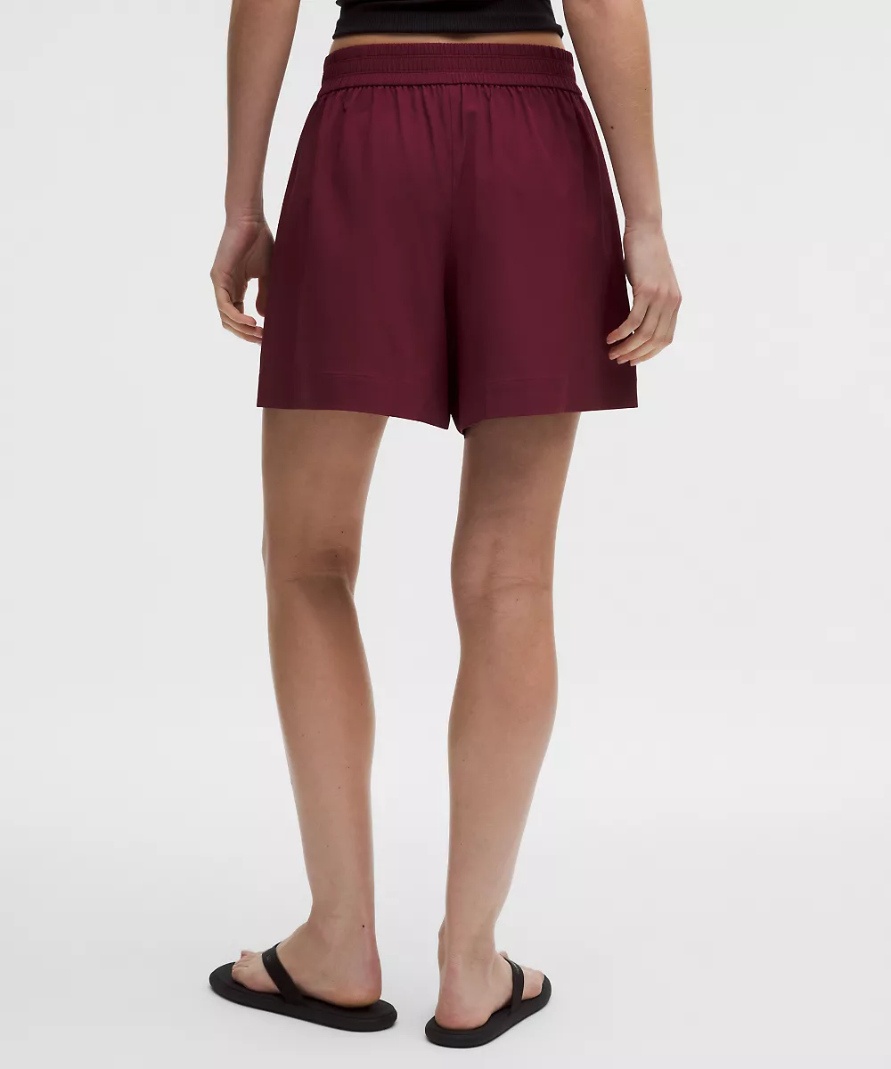 Short taille mi-haute Breezily 6" — Burgundy Bay, view 3