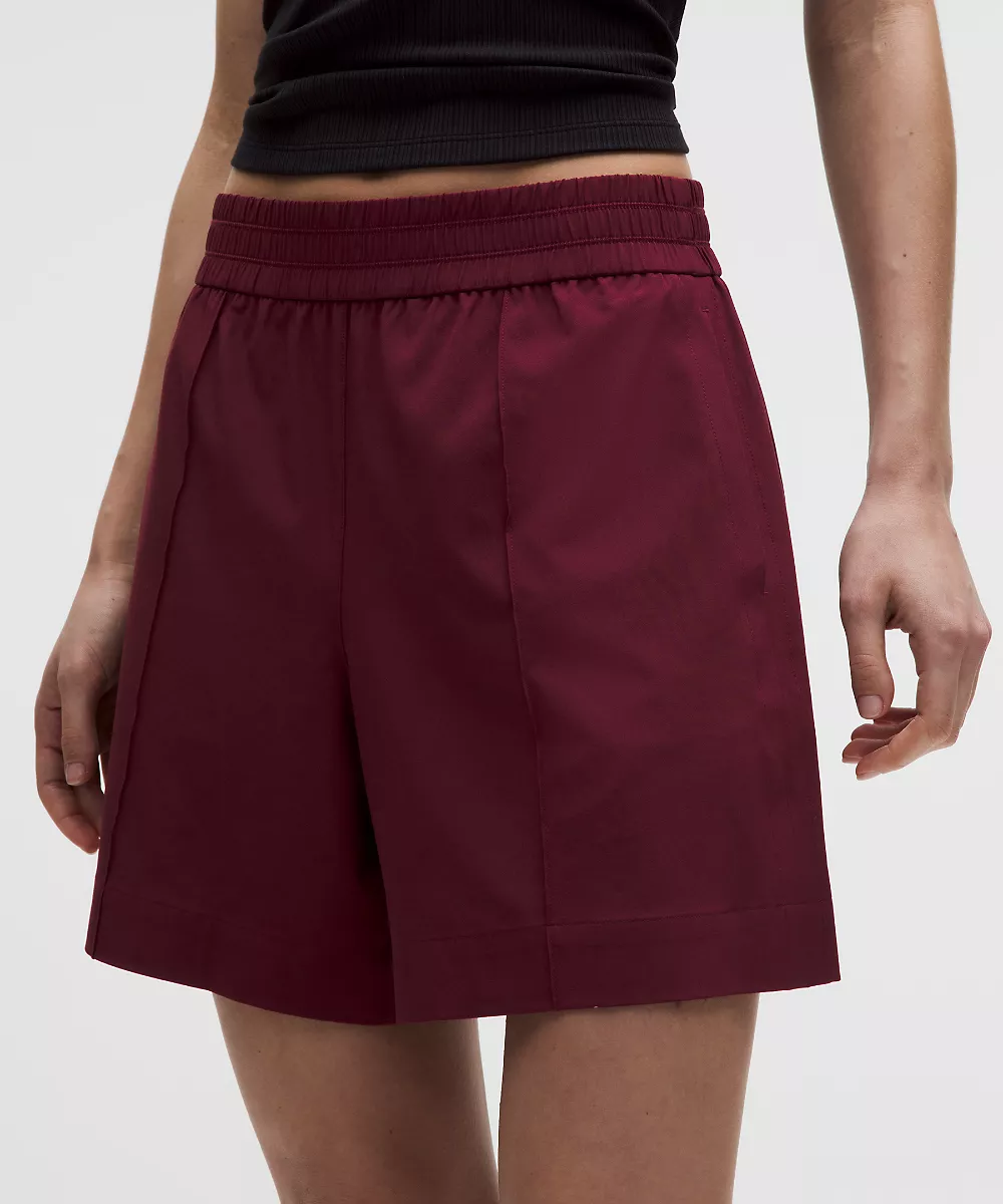 Short taille mi-haute Breezily 6" — Burgundy Bay, view 4