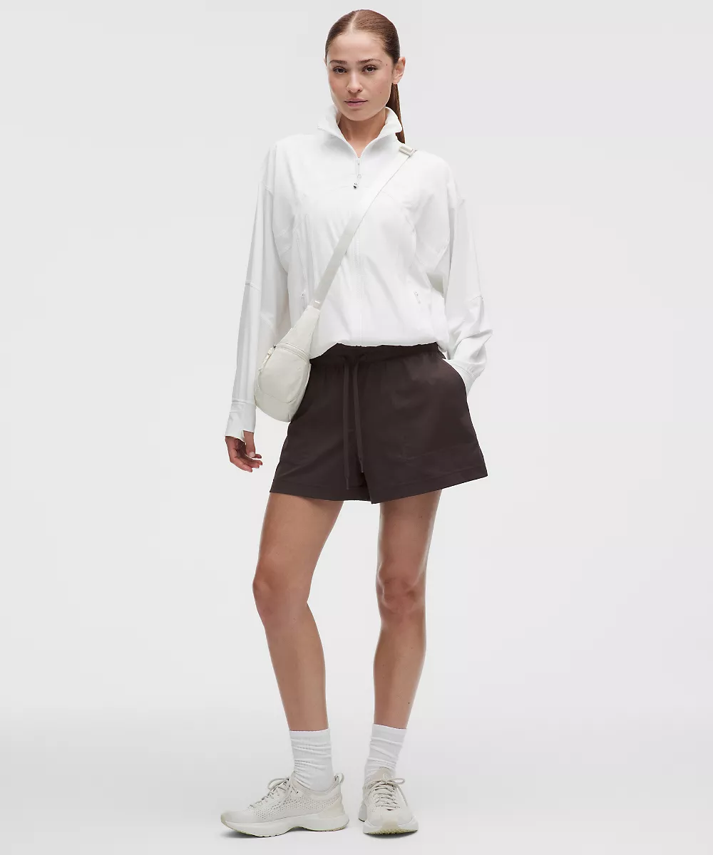 Short décontracté Dance Studio Evolve taille haute 3,5" — Mahogany Muse, view 1