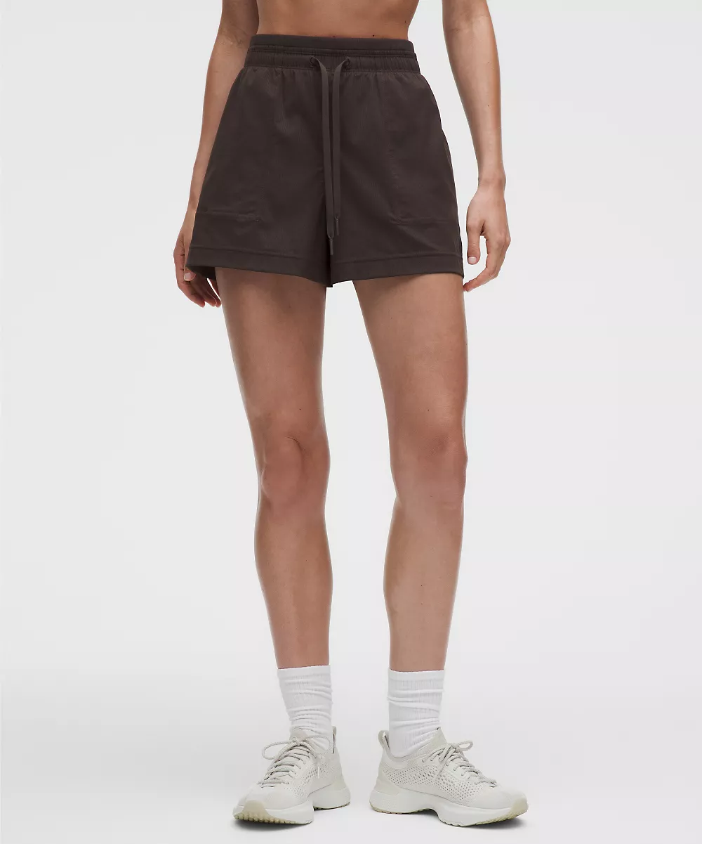 Short décontracté Dance Studio Evolve taille haute 3,5" — Mahogany Muse, view 2