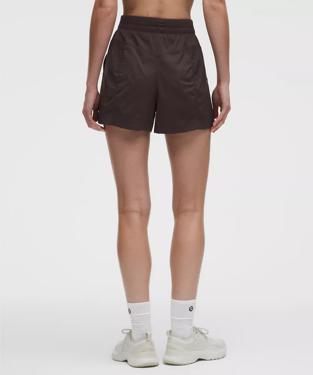 Short décontracté Dance Studio Evolve taille haute 3,5" — Mahogany Muse, view 3