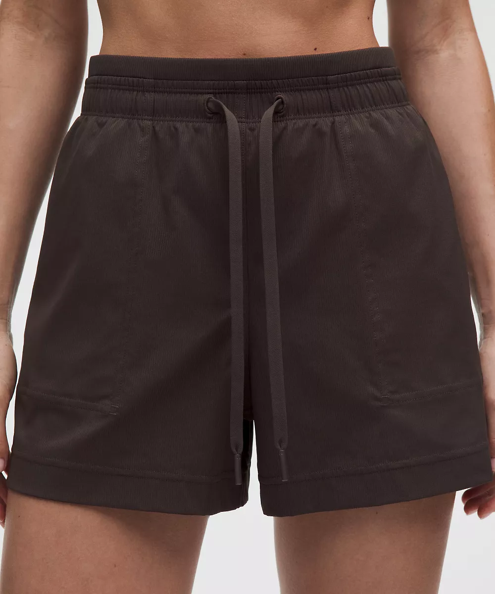 Short décontracté Dance Studio Evolve taille haute 3,5" — Mahogany Muse, view 4