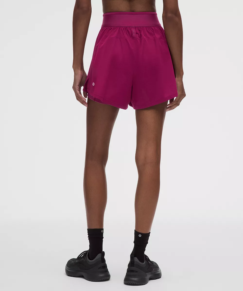License to Train short 2-en-1 taille super haute — Raspberry Rave, view 3