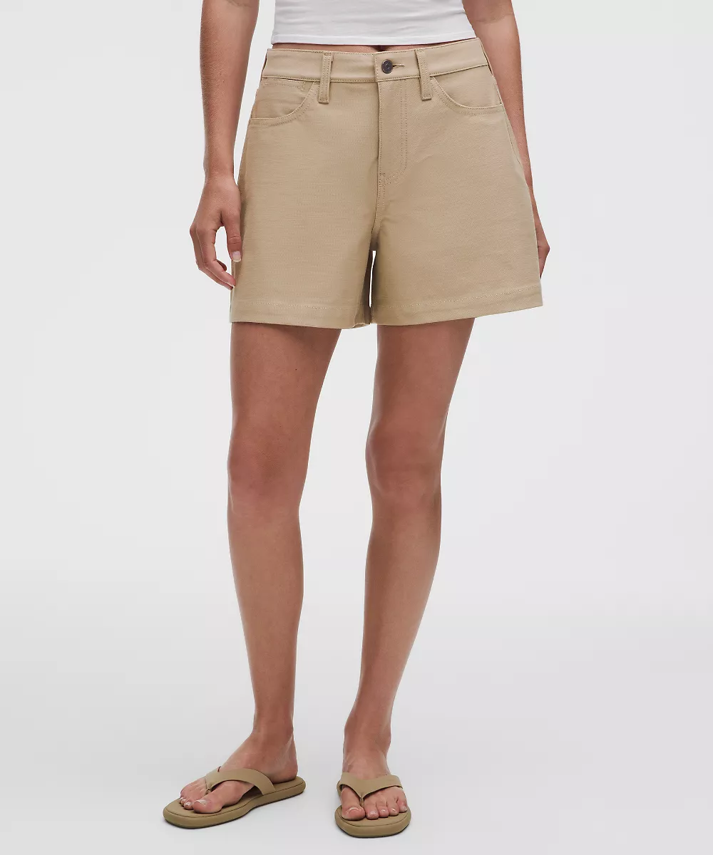 Short EasyFive taille mi-haute 4,5" — Wacky Khaki, view 2