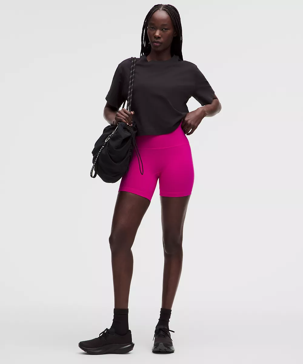 lululemon Align No Line™ short taille haute 6" — Pink Flare, view 1