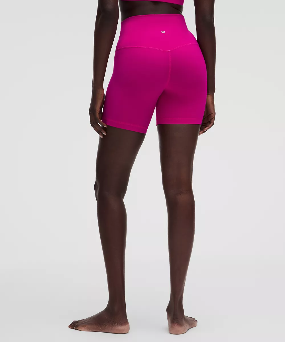 lululemon Align No Line™ short taille haute 6" — Pink Flare, view 3