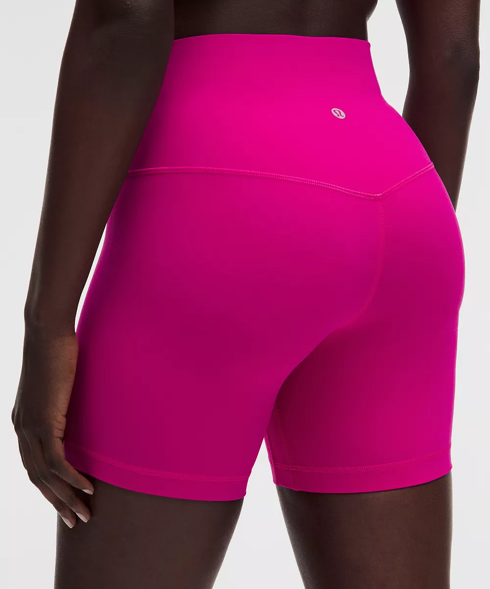 lululemon Align No Line™ short taille haute 6" — Pink Flare, view 5