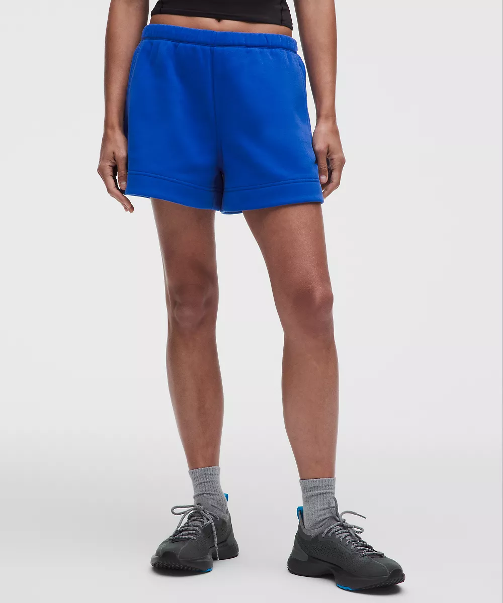 Women's Steady State SuperLoft Short 3.5" — Beach Ball Blue, view 2