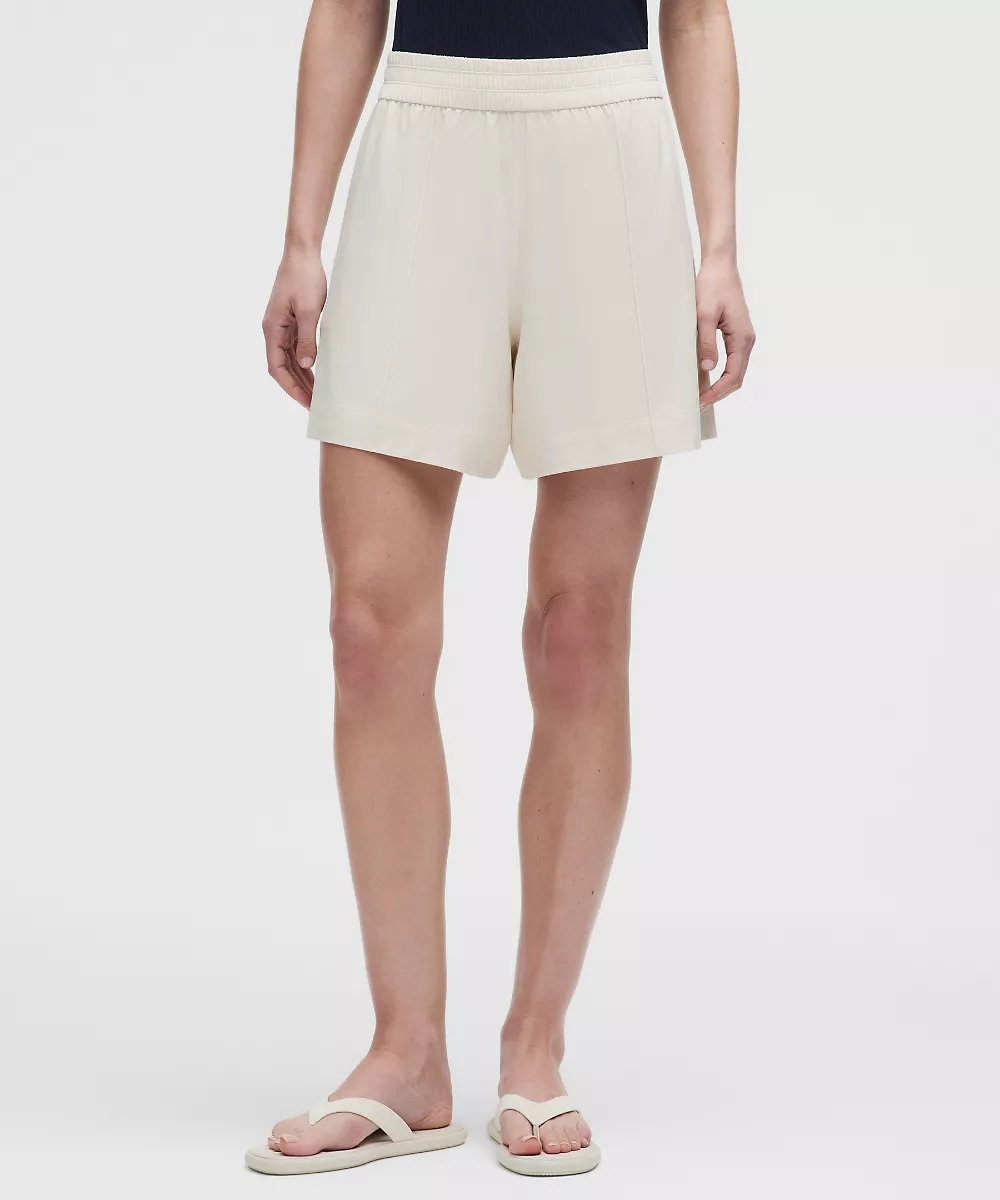 Short taille mi-haute Breezily 6" — Light Ivory, view 4