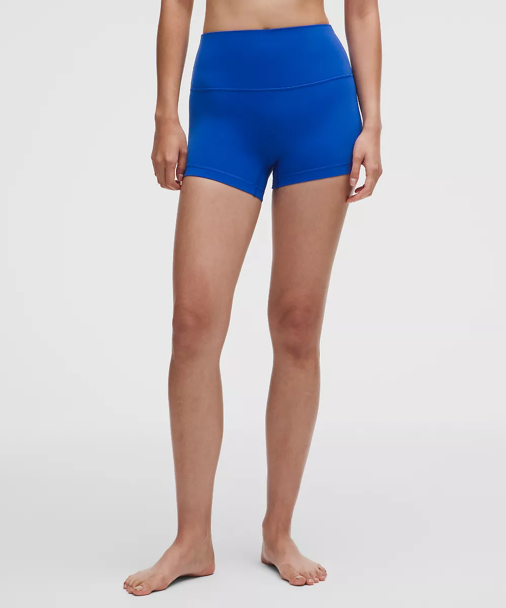 lululemon Align No Line™ short taille haute 4" — Beach Ball Blue, view 2