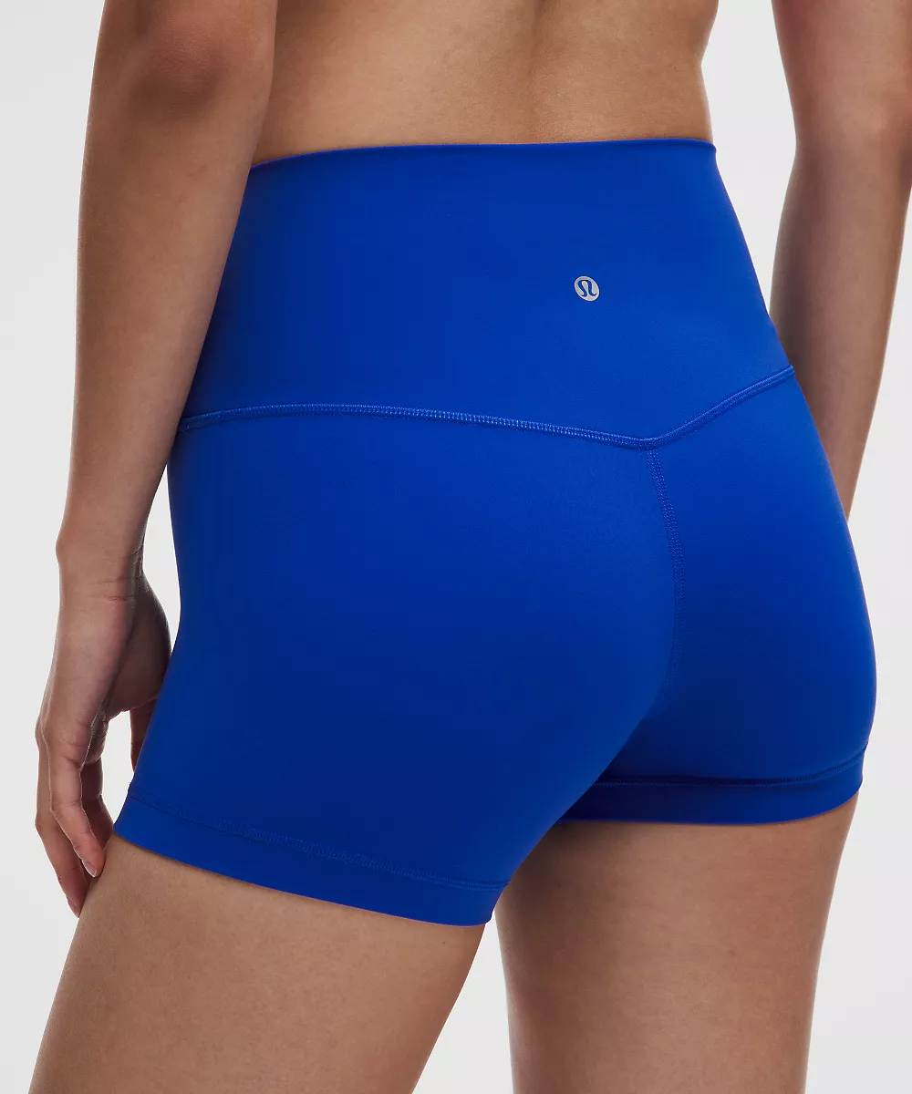 lululemon Align No Line™ short taille haute 4" — Beach Ball Blue, view 5