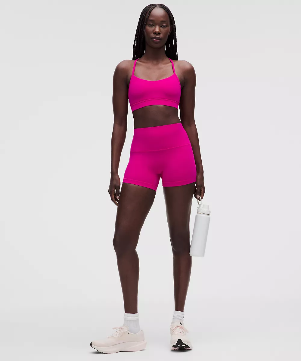 lululemon Align No Line™ short taille haute 4" — Pink Flare, view 1