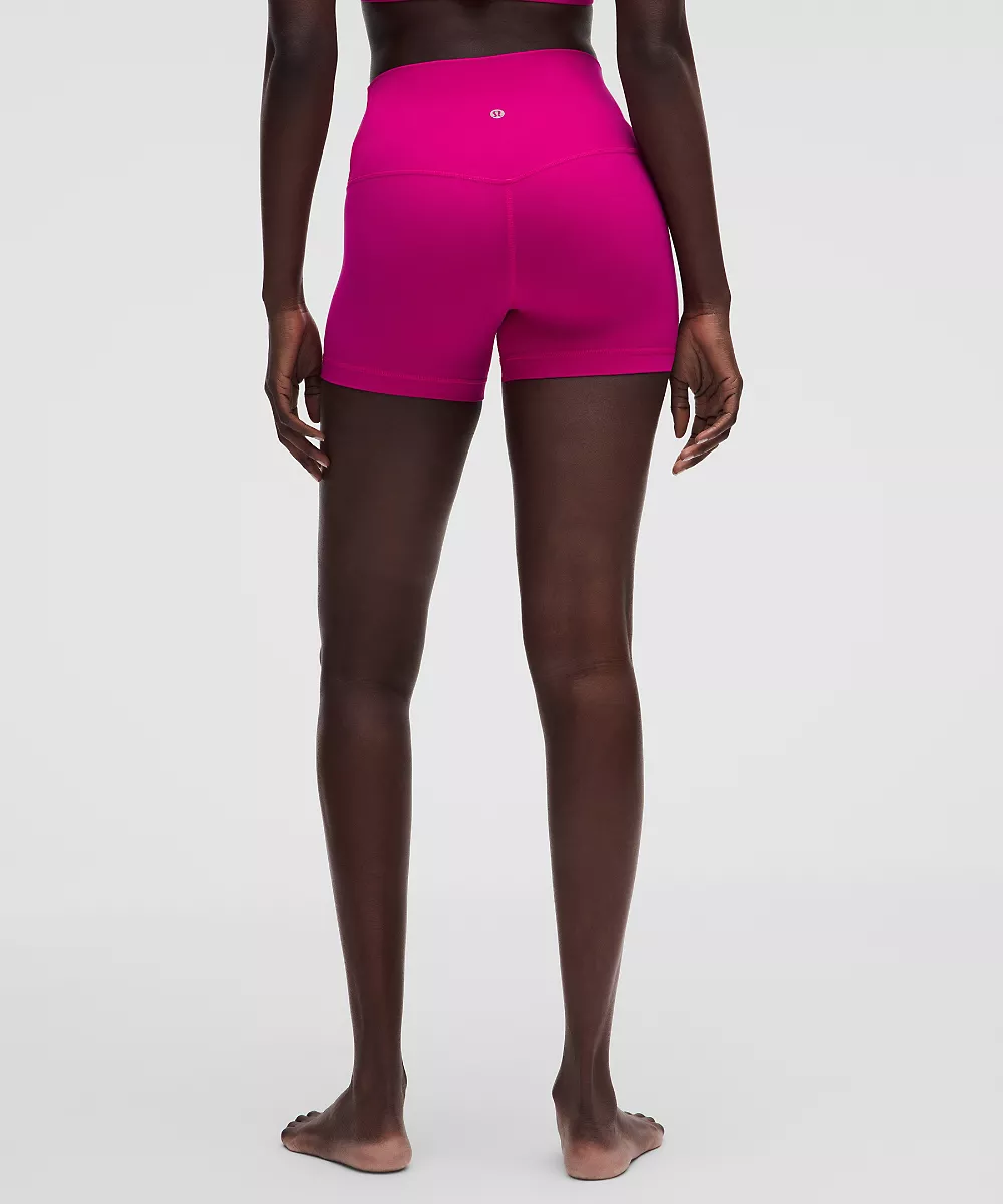 lululemon Align No Line™ short taille haute 4" — Pink Flare, view 3