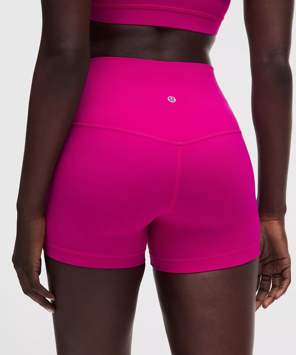lululemon Align No Line™ short taille haute 4" — Pink Flare, view 5