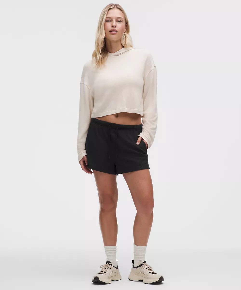 Short taille mi-haute BeCalm 3" — Black, view 1