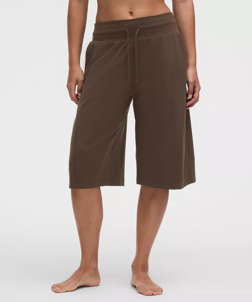 Groove bermuda taille mi-haute coupe décontractée — Walnut Crunch, view 2