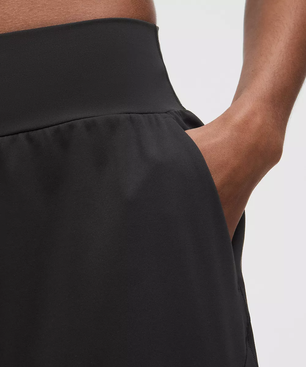 Groove bermuda taille mi-haute coupe décontractée — Black, view 5